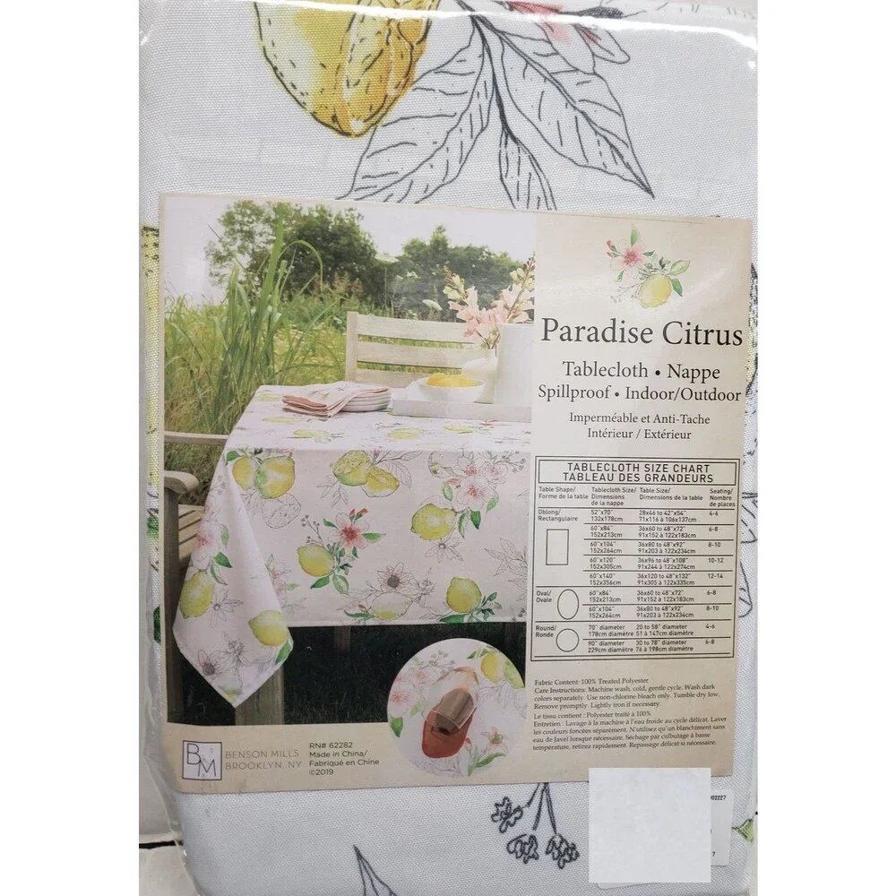 Fabric Spillproof Tablecloth 70